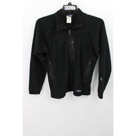 Patagonia Women’s L Regulator R3 Polartec Black Fleece Full Zip Jacket - Picture 1 of 8